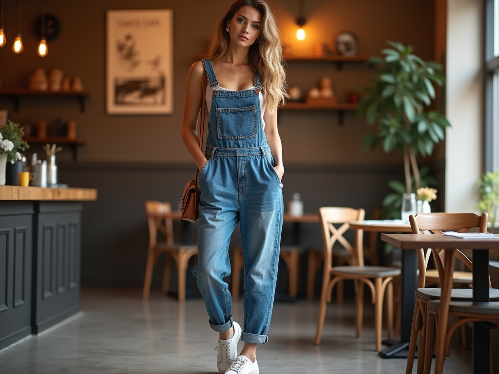 effective-ads.ro | Cum să accesorizezi salopeta din denim pentru un look elegant