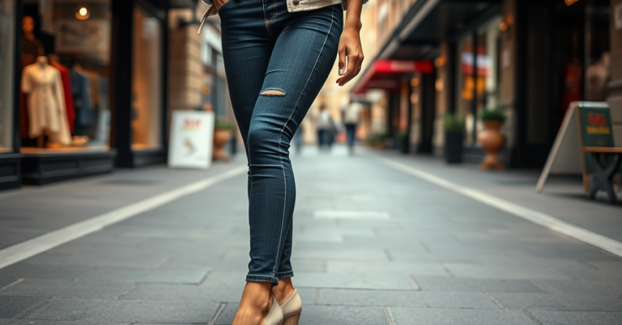 effective-ads.ro | Asortarea pantofilor bej cu articole din denim